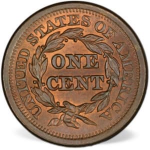 Braided Hair Cent (1839 - 1857) - 2