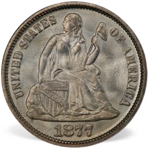 Liberty Seated Dime (1837 - 1891) - 1