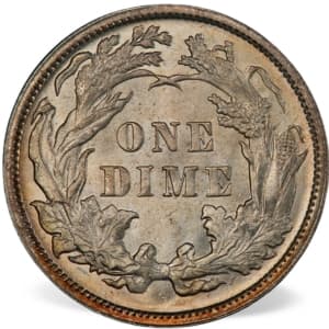 Liberty Seated Dime (1837 - 1891) - 2