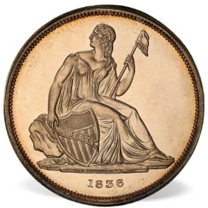 Liberty Seated Dollar (1836 - 1873) - 1