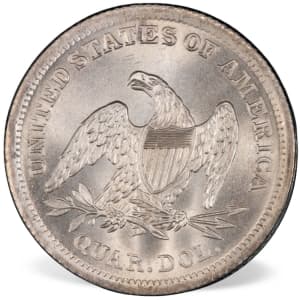 Liberty Seated Quarter (1838 - 1891) - 2