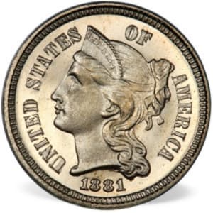 Three Cent Nickel (1865 - 1889) - 1