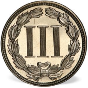 Three Cent Nickel (1865 - 1889) - 2