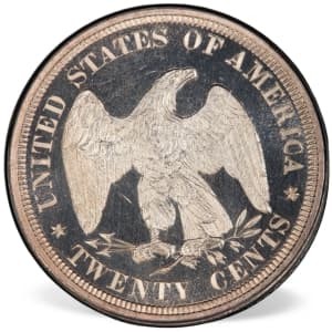 Twenty Cent Piece (1875 - 1878) - 1