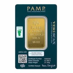 1 oz Lady Fortuna™ 45th Anniversary Gold Bar – PAMP Suisse